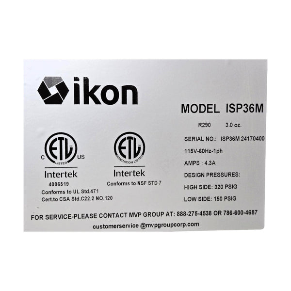 Ikon ISP36M Megatop Sandwich Prep Table