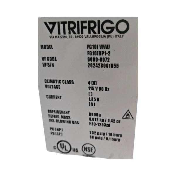 Vitrifrigo FG101VFAU Commercial Milk Cooler