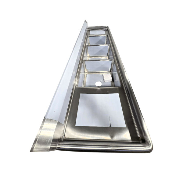 Omcan 3 Well Sink - Left and Right Drainboard - 18''