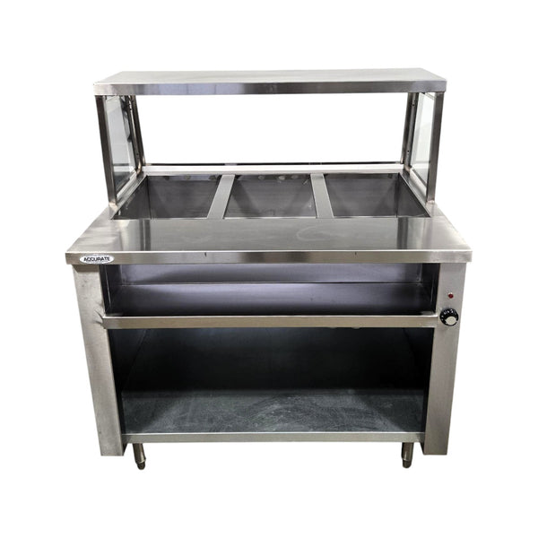 Emerald STM44PSE Electric Single Tank Steam Table - 44 Inch