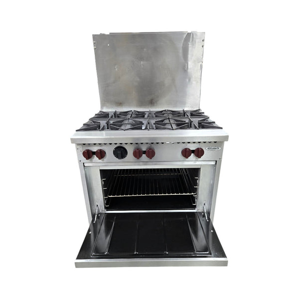 Vulcan SX36 6-Burner Liquid Propane Range with Standard Oven