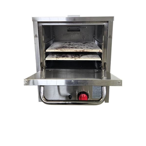 Omcan 48080 Pizza Oven - Single Chamber - Nat Gas