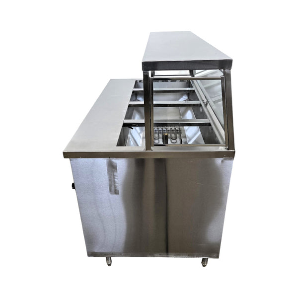 Nella STM58 PSE Electric Single Tank Steam Table - 58 Inch