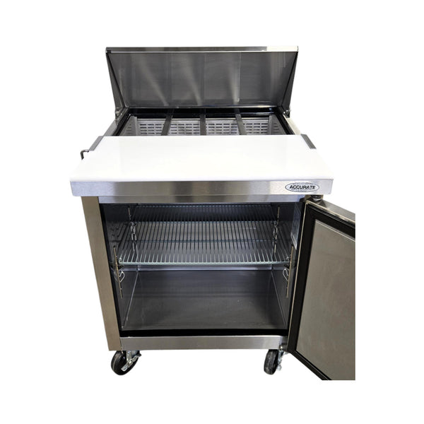 Glacier GST-29-8 Refrigerated Prep Table - 1 Solid Door - 29 Inch