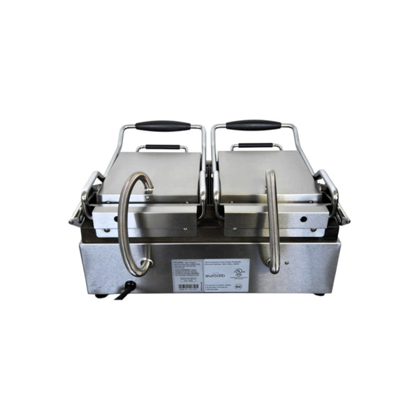 Eurodib SFE02365 Double Groved Sandwich Grill - 10 Inch