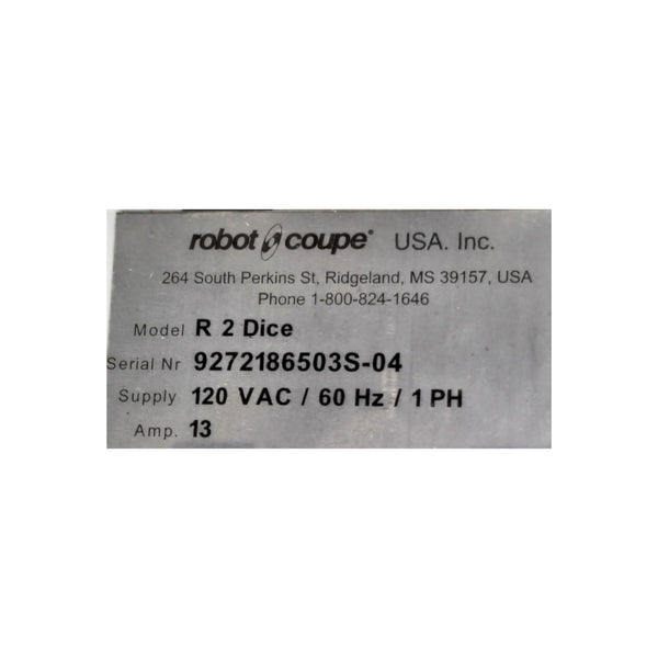 Robot Coupe R2DICE Food Processor