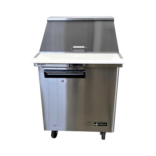 EFI CMDR1-27VC-R Megatop Refrigerated Prep Table - 1 Solid Door - 27 Inch