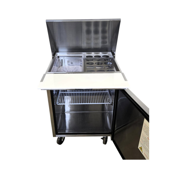 EFI CMDR1-27VC-R Megatop Refrigerated Prep Table - 1 Solid Door - 27 Inch