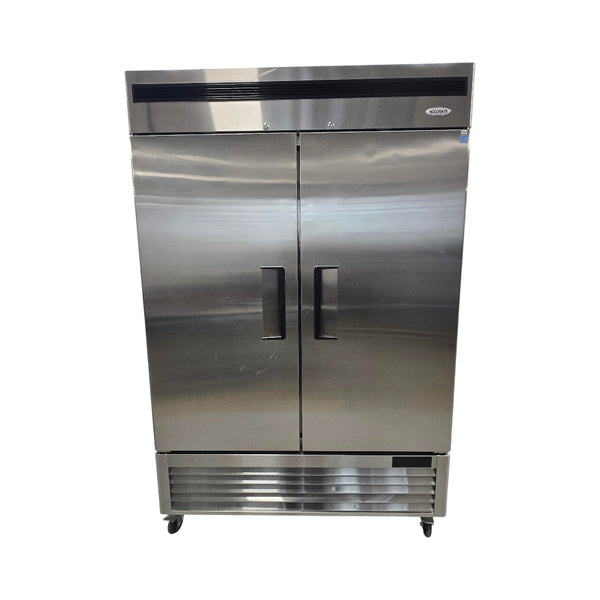 Atosa MBF8507GR Upright Refrigerator - 2 Solid Door - 55 Inch