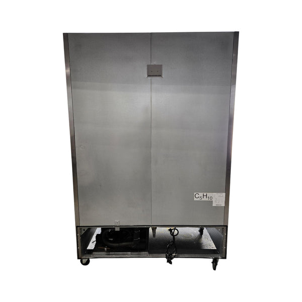 Atosa MBF8507GR Upright Refrigerator - 2 Solid Door - 55 Inch