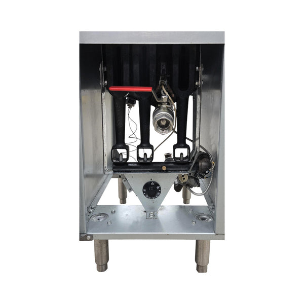 Vulcan LG300-1 Natural Gas Floor Fryer with Splash Guard