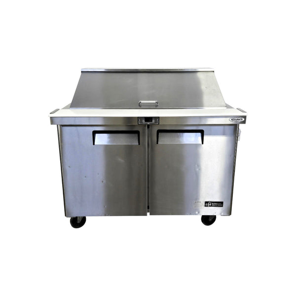 EFI CMDR2-48VC Megatop Refrigerated Prep Table - 2 Solid Door - 48 Inch