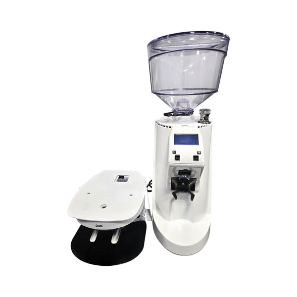 Victoria Arduino MDJ OD Grinder with PUQpress M4 Coffee Press