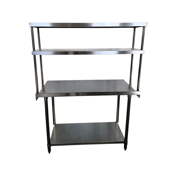 Ace OS-1248-418/ WTB-2448-2R-418 Worktable with Double Overshelf