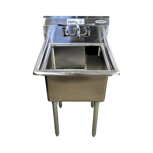 Tub Sink - 23x23x41 inch with 12 inch Faucet