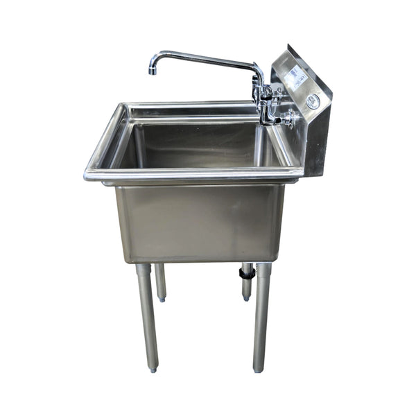 Tub Sink - 23x23x41 inch with 12 inch Faucet