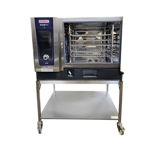Rational LM100CE AXXXXX Electric Combi Oven with Stand - 6 Pan