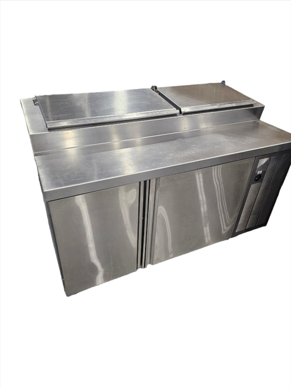 Delfield 18660PTBMP 60" Two Door Refrigerated Prep Table