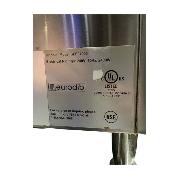 Eurodip SFE04900 Electric Griddle