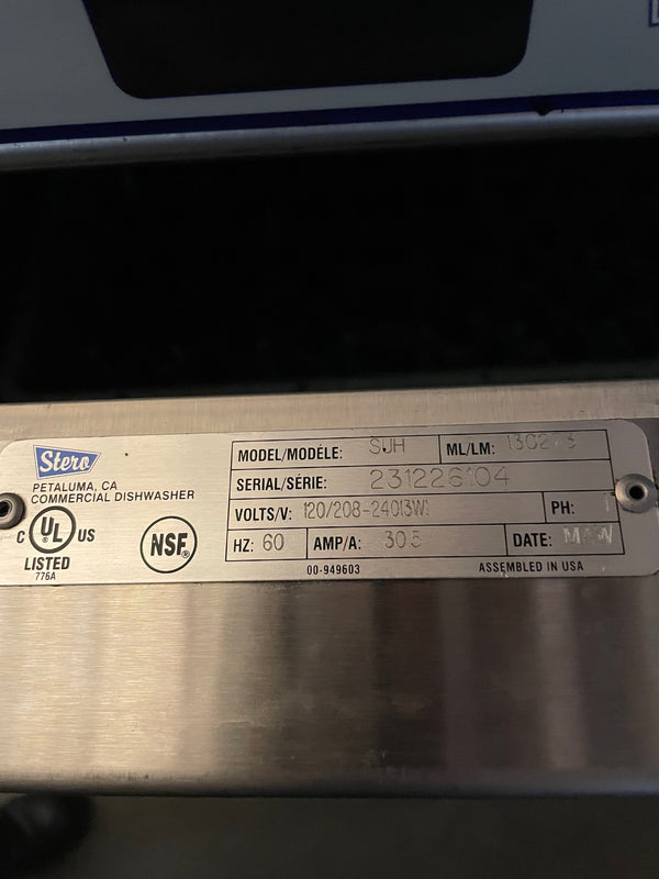 Stero SUH-130238 Undercounter Dishwasher