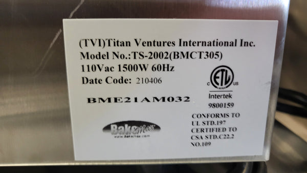 BakeMax BMCT305 Conveyor Countertop Toaster