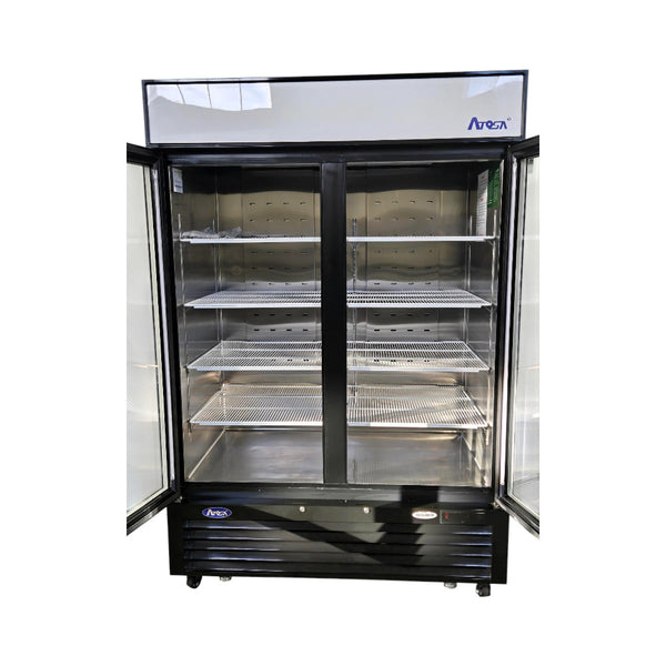 Atosa MCF8723GR Refrigerator - 2 Swing Glass Doors - 54 Inch
