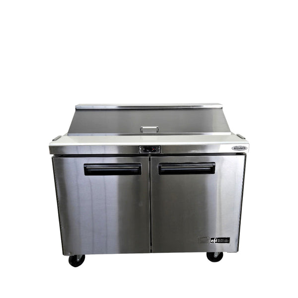 EFI CSDR2-48VC Refrigerated Prep Table - 2 Solid Door - 48 Inch