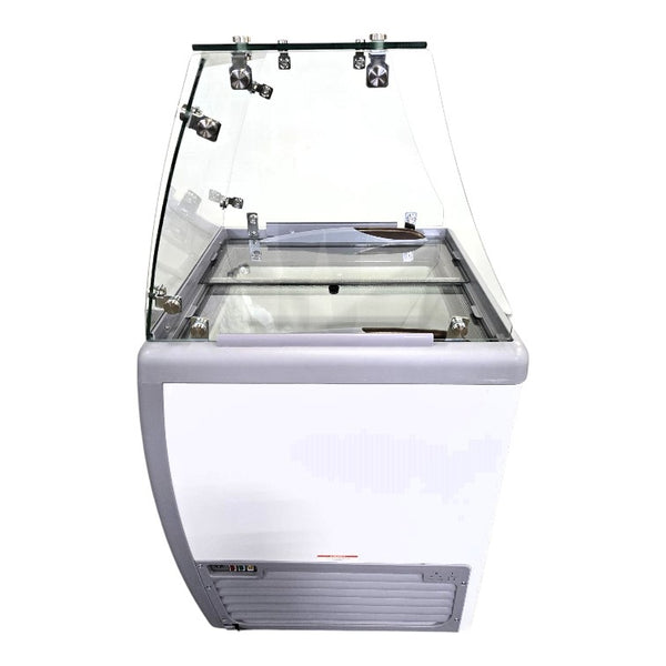 Omcan FR-CN-160-S Ice Cream Freezer with Guard - 26" Flat top