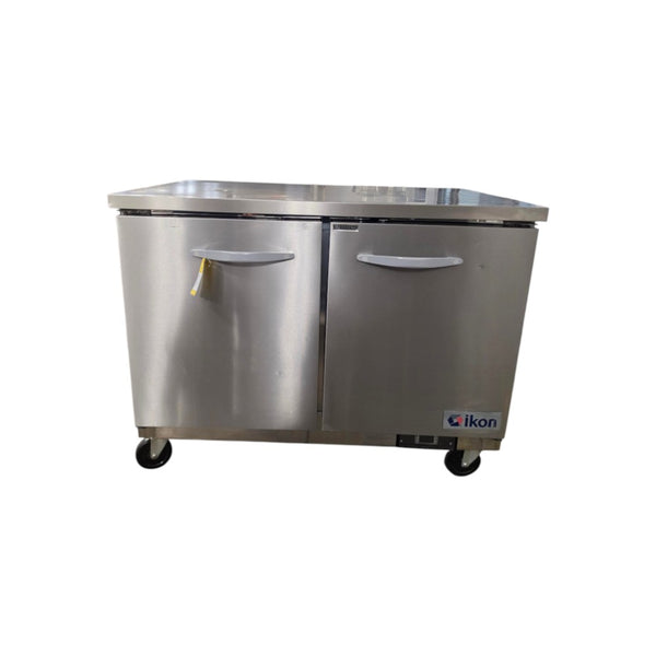 Ikon IUC48R Undercounter Fridge - 2 Solid Door - 48''