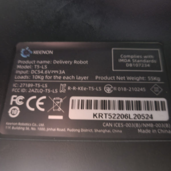 Keenon T5 Laser Version Delivery Robot