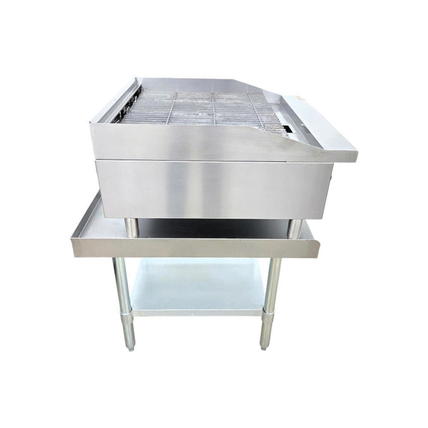 Fuego KF-CB24-M Charbroiler with Stand - Nat Gas