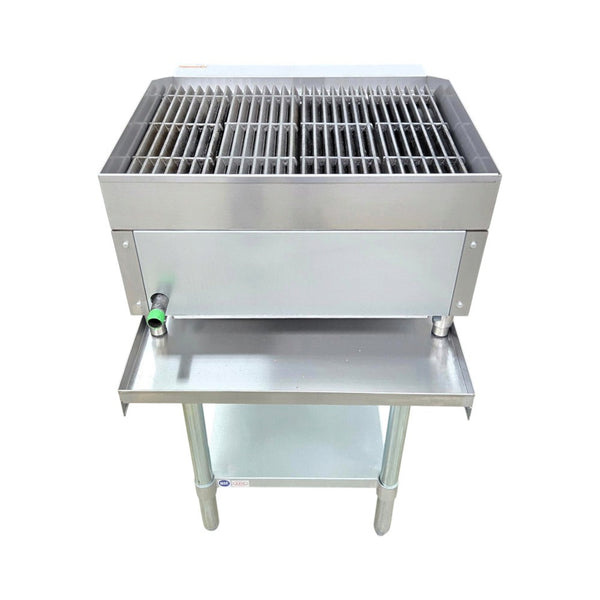 Fuego KF-CB24-M Charbroiler with Stand - Nat Gas