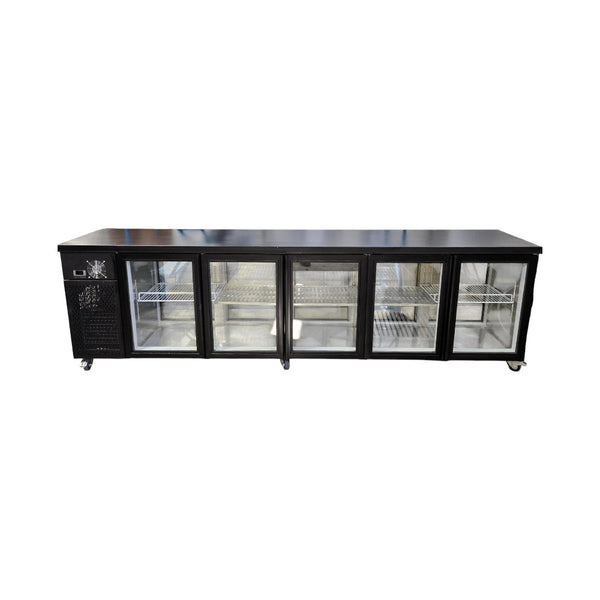 Alta PT120 Bar Cooler - 5 Glass Door - 120''