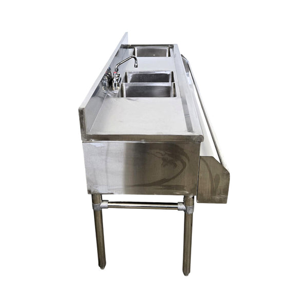 Stainless Steel NA Cocktail Sink - 72''