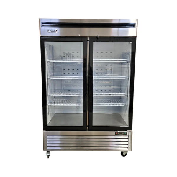 EFI C2-54GDSVC Upright Refrigerator - 2 Glass Doors - 54''