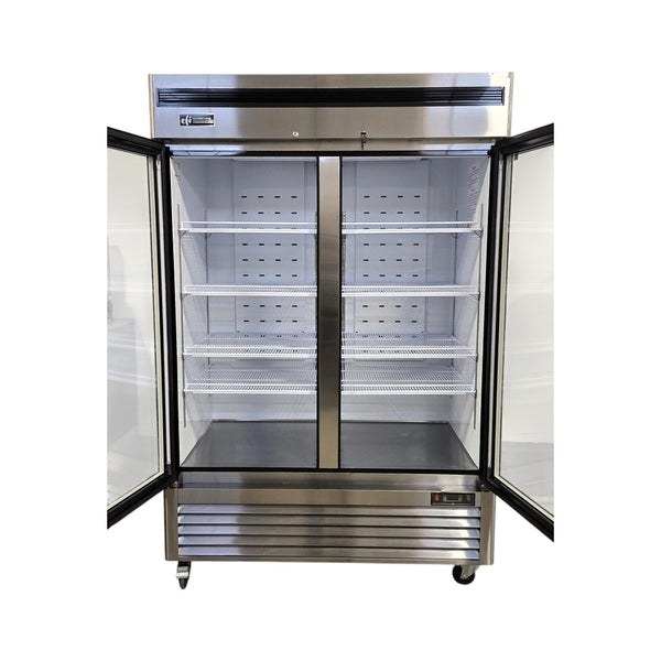 EFI C2-54GDSVC Upright Refrigerator - 2 Glass Doors - 54''