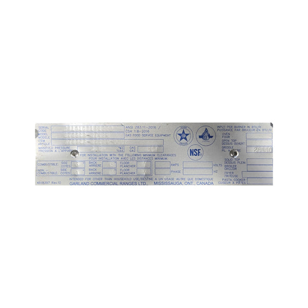 Garland GTGG48-GT48M Countertop Griddle - Nat Gas