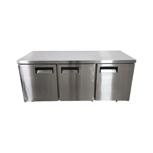 Coldzone UCR-72 Undercounter Refrigerator - 3 Solid Door - 72 Inch