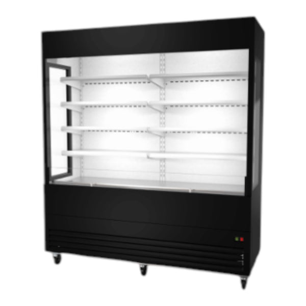 AFE OC-72G Glass Sided Open Case Refrigerator - Refurbished
