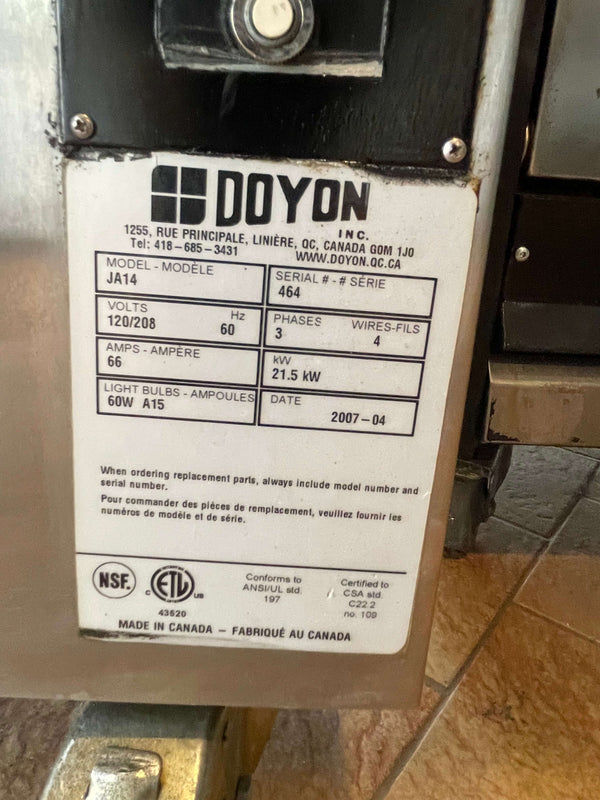 Doyon Jet Air JA14 Convection Oven (7)