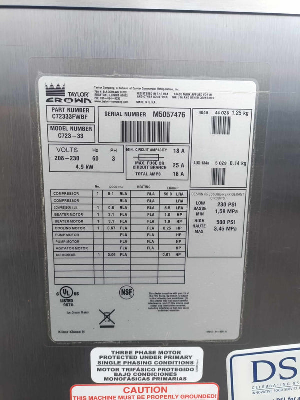 Taylor C723-33 Ice Cream Machine (6)