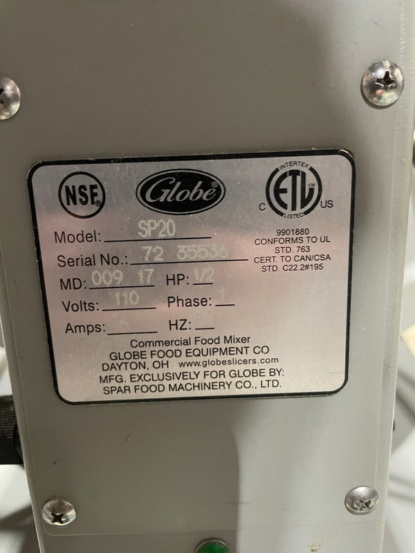 Globe SP20 Planetary Mixer (4)