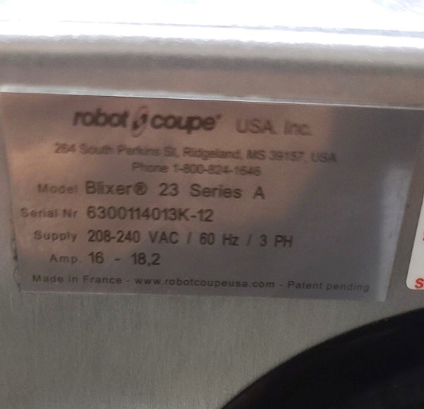 Robot Coupe Blixer 23 Food Processor (4)