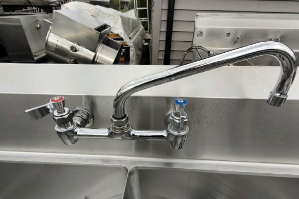 Three Compartment Sink & Faucet (3)