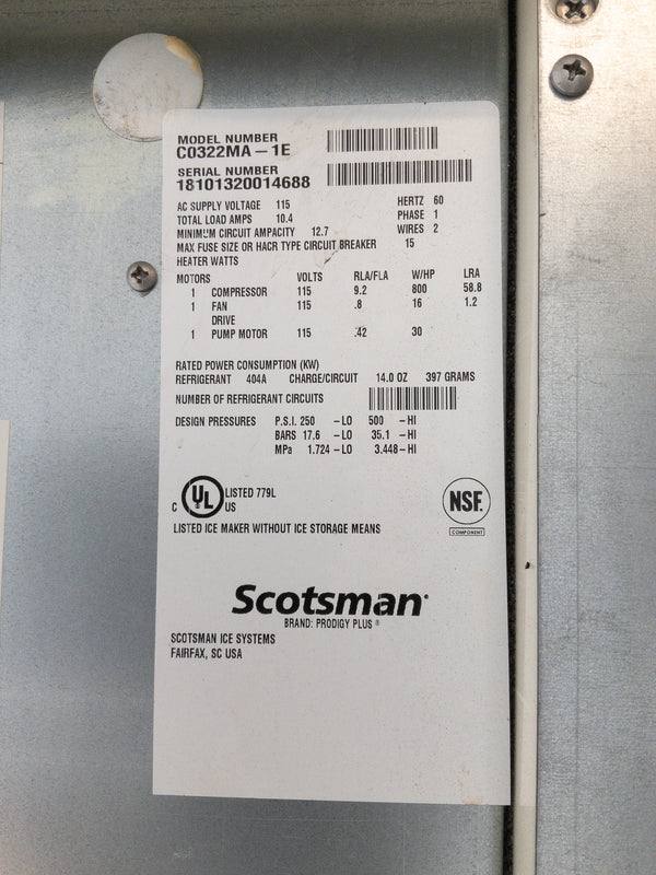 Scotsman C0322MA-1 Ice machine (11)