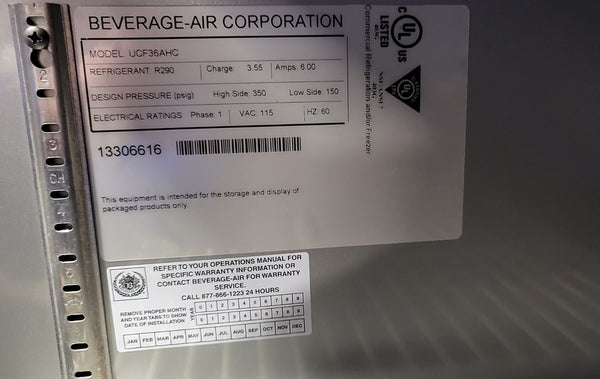 Beverage Air UCF36AHC Freezer (5)