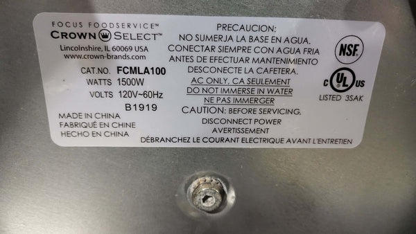 Crown FCMLA100 Coffee Percolator (6)