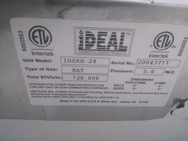 Ideal IDSKB-24 Shish Kabob Broiler