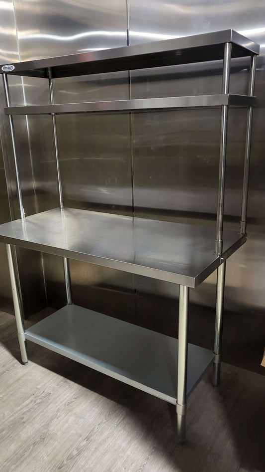 Work Table 60 x 24 x 34 including OverShelf