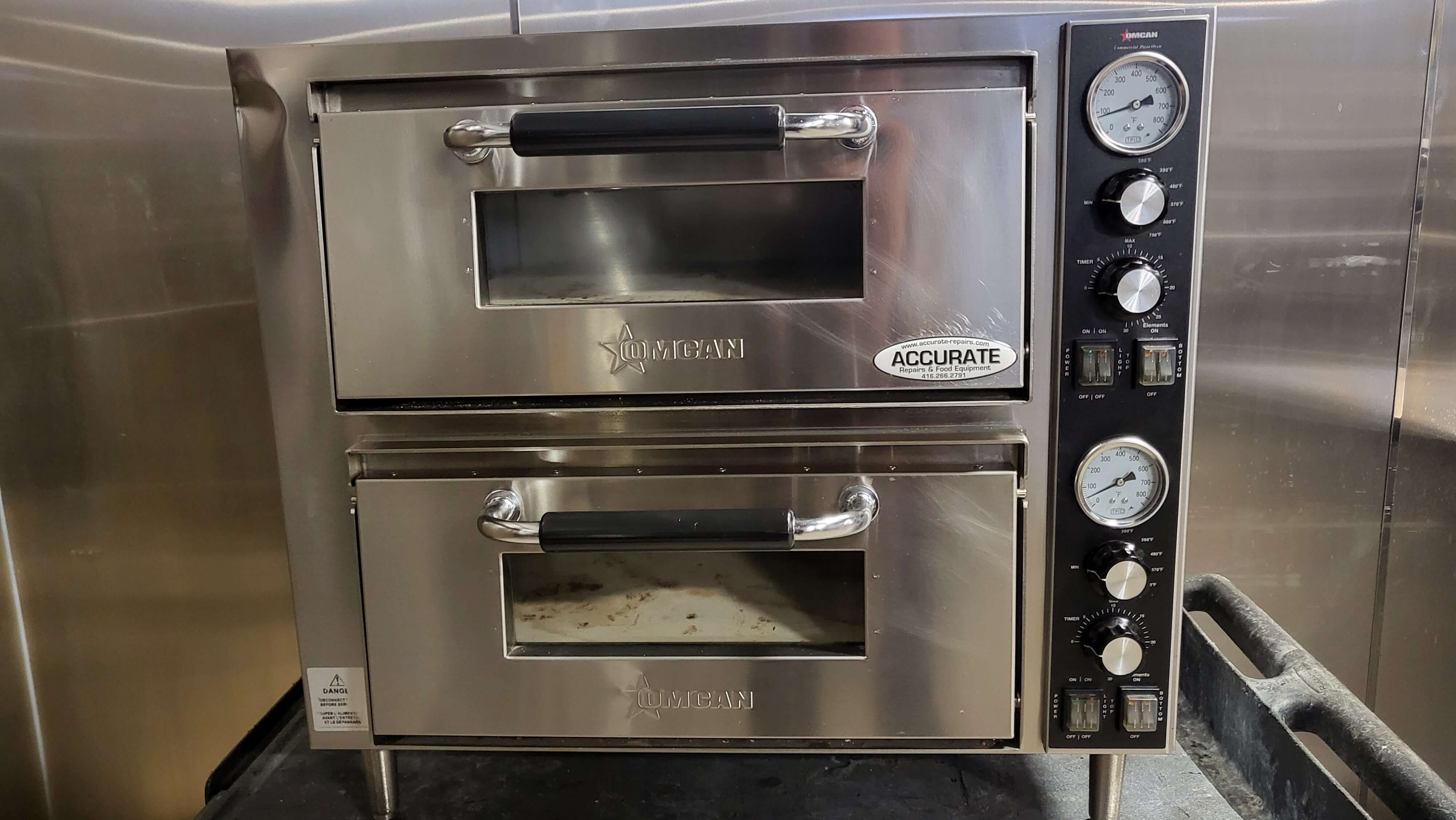 Omcan 39580 Double Pizza Oven